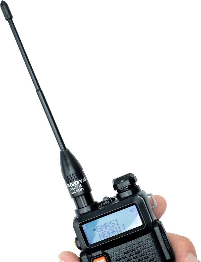 BTECH Authentic Genuine Nagoya NA-701G 5.5-Inch Whip GMRS (462MHz) Antenna SMA-Male for and BaoFeng Radios - Image 3